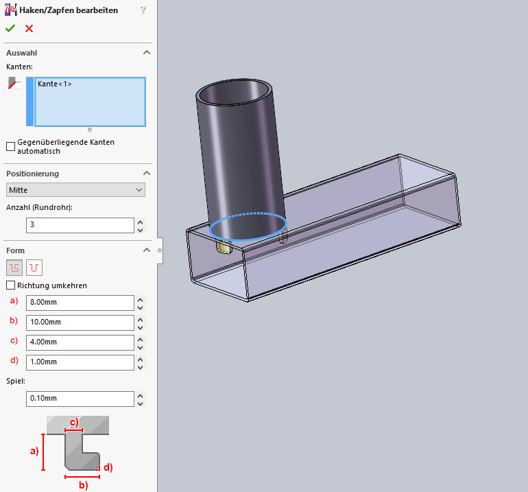 Illustration 1 | SPI Nussknacker: Haken und Zapfen