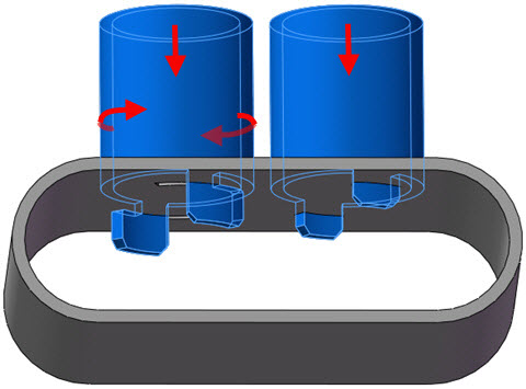 Hook Positioning | SPI Nussknacker: Haken und Zapfen