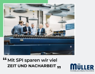 SPI Kundenreferenz - Müller Feinblechbautechnik