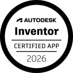 Inventor-2026-certified-web Logo Autodesk Inventor 2026 Certified - SPI SheetMetal
